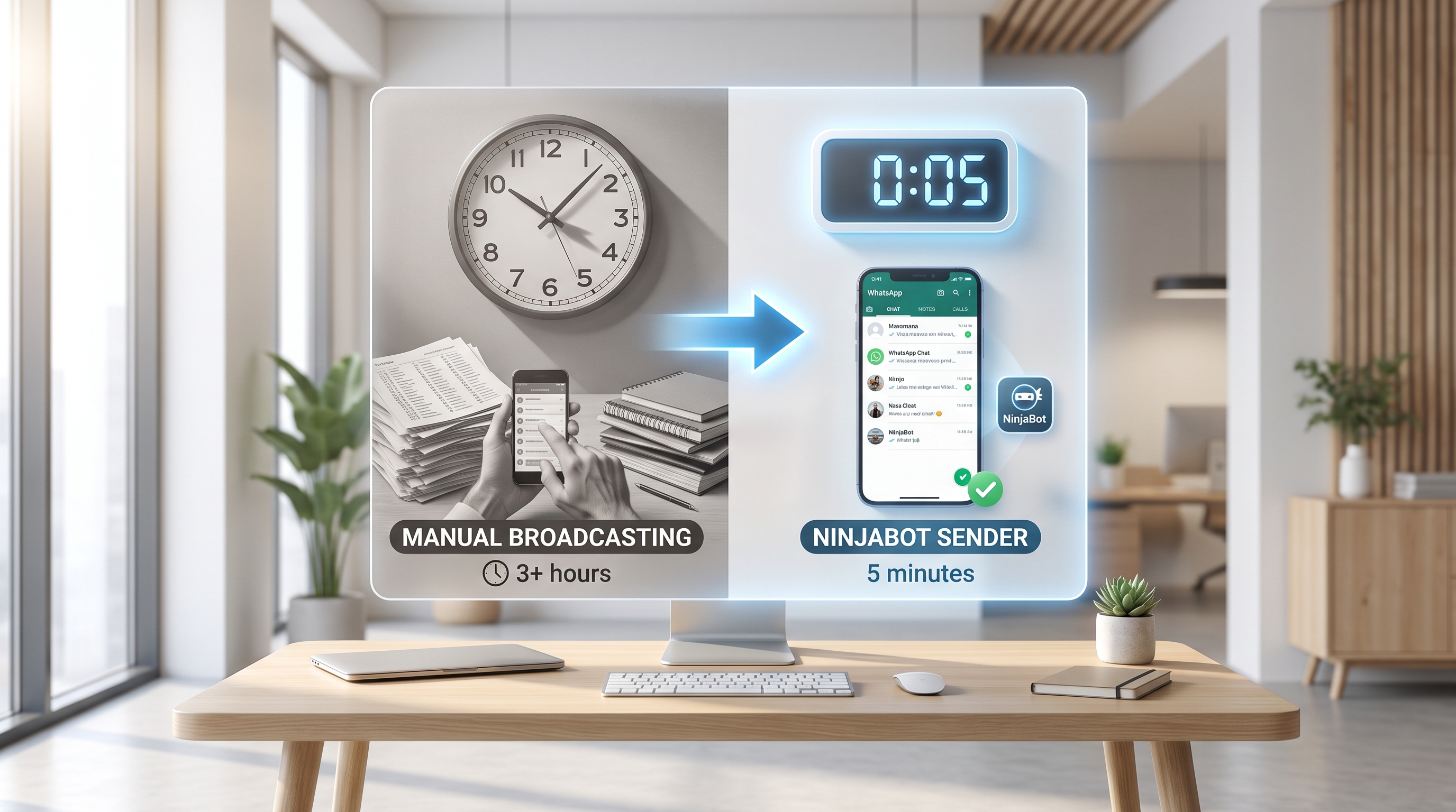The Challenge with Manual WhatsApp Broadcasting for SMEs