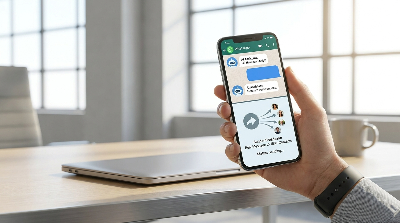 AI Chatbot vs WhatsApp Sender: What's Actually Different?